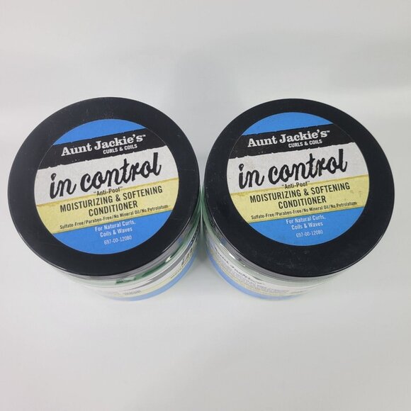2X Aunt Jackie's In Control Moisturizing & Softening Conditioner 15 oz Lot of 2 - Picture 6 of 6